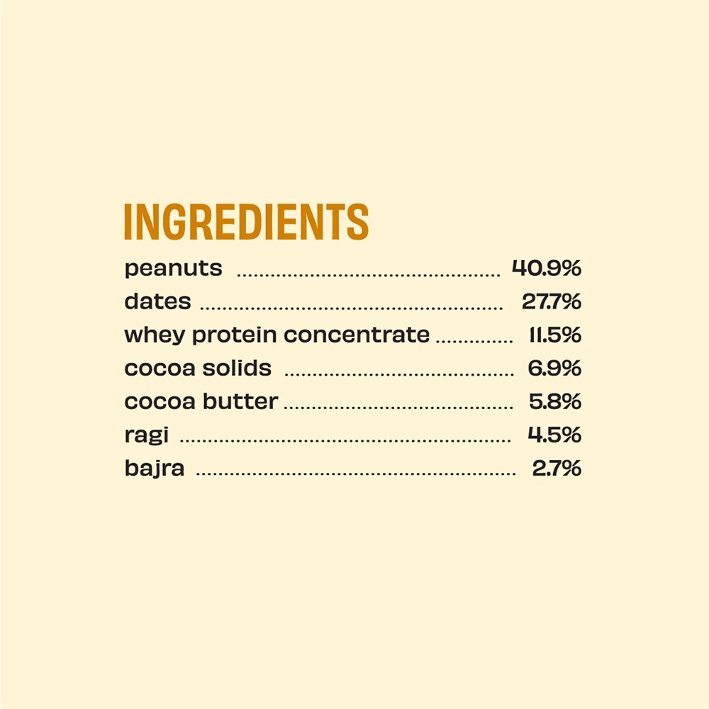 The Whole Truth Peanut Millet Cocoa Protein Bar