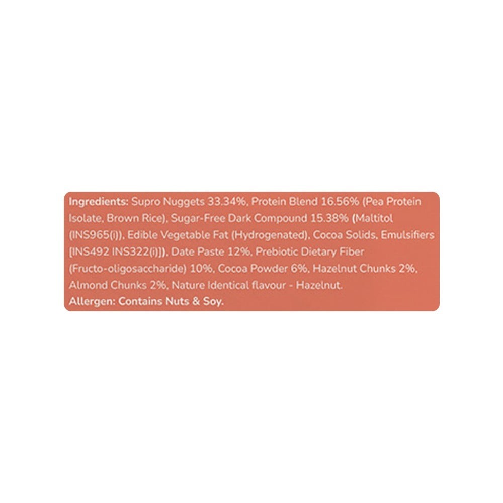 Upnourish by Pluckk Hazelnut 15g Plant Protein Bar