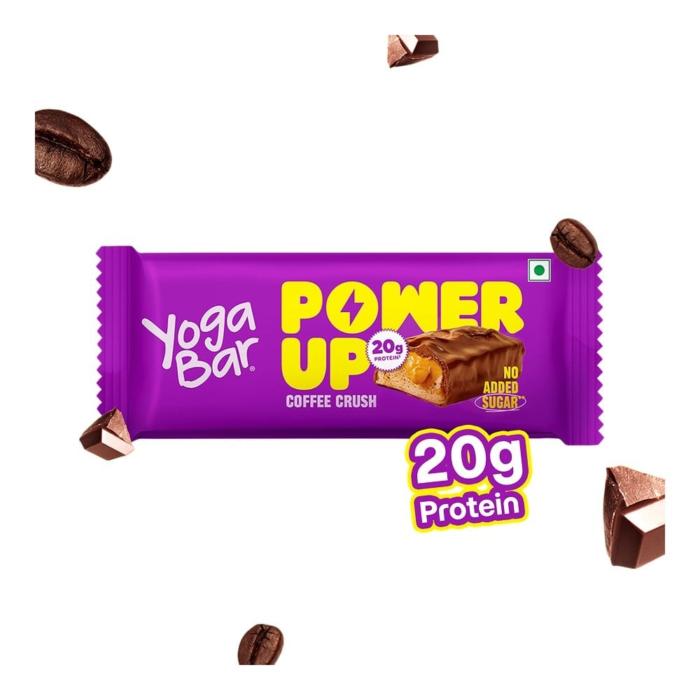 Yoga Bar 20 g Protein Bar, Coffee Rush, No Added Sugar