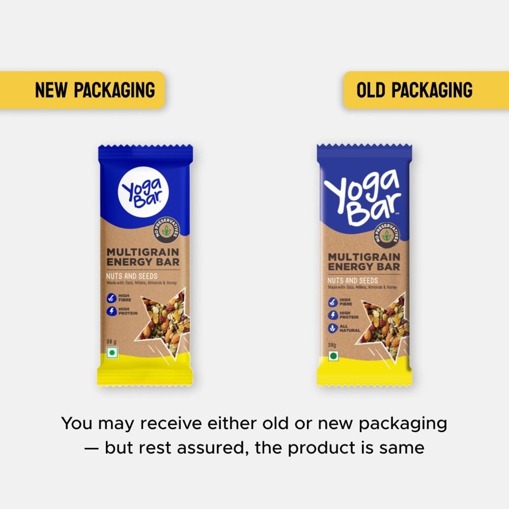 Yoga Bar Nuts & Seeds Multigrain Energy Protein Bar