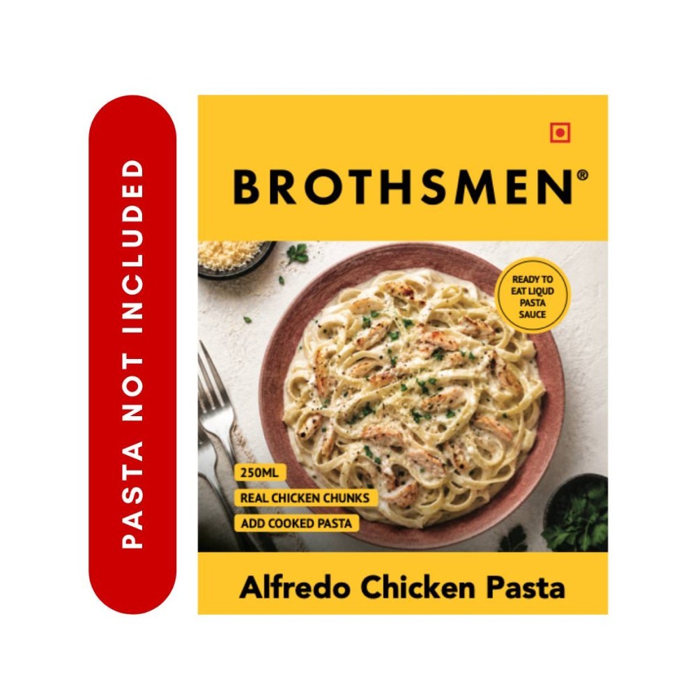 Brothsmen Alfredo Chicken Ready to Eat Pasta Sauce