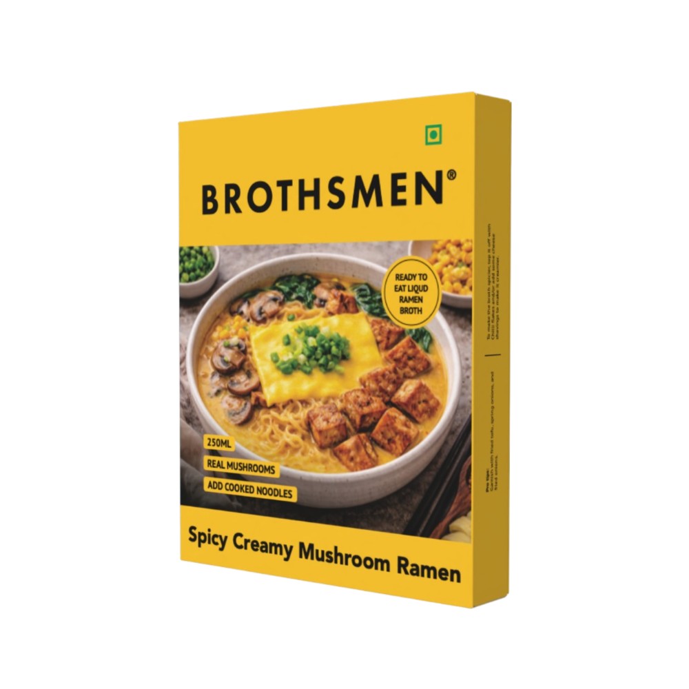 Brothsmen Spicy Creamy Mushroom Ready to Eat Ramen Broth