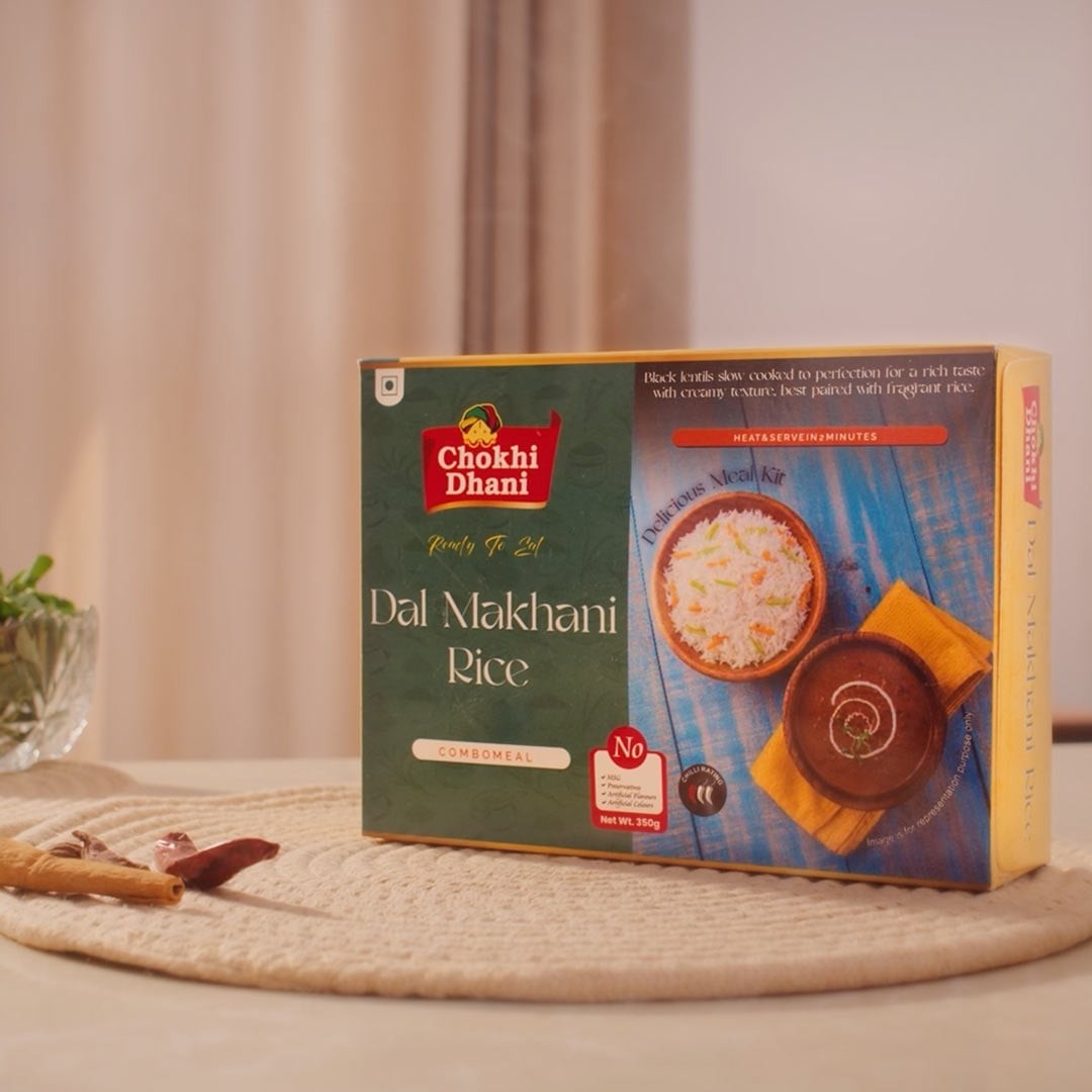 Chokhi Dhani Ready to Eat Dal Makhani Rice Combo Meal