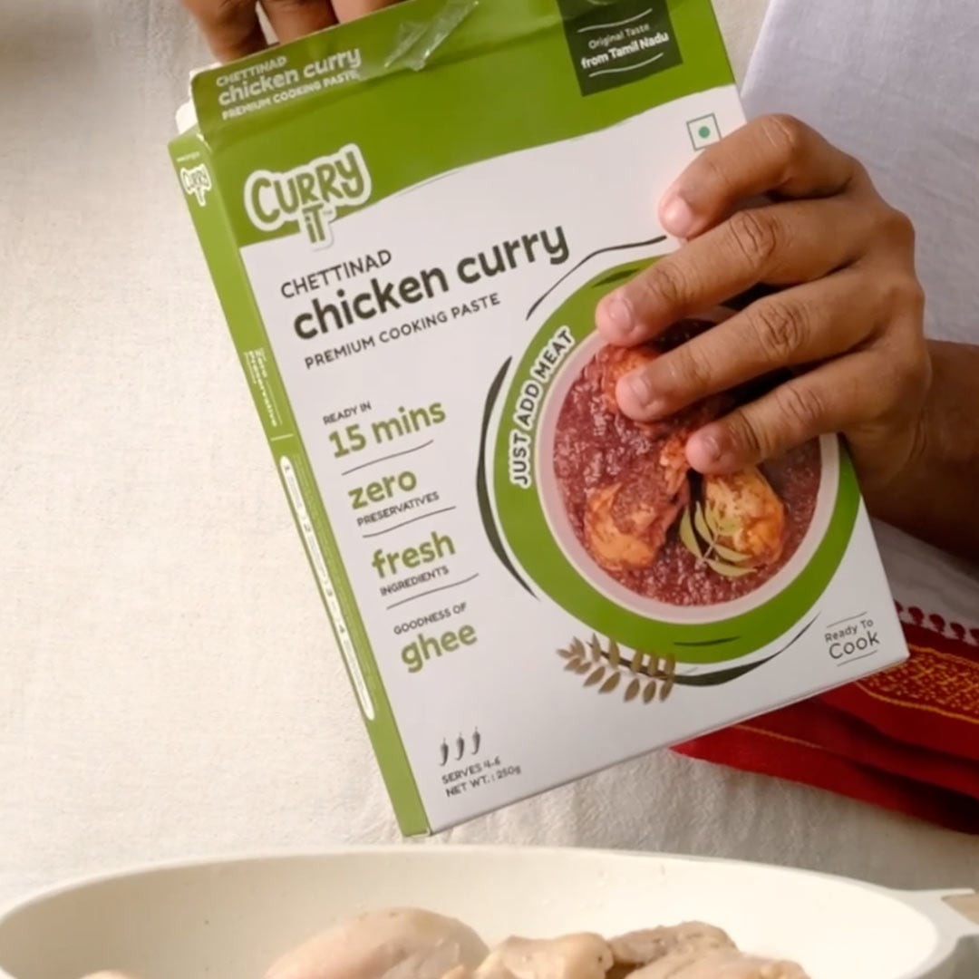 Curryit Chettinad Chicken Masala Cooking Instant Gravy Paste