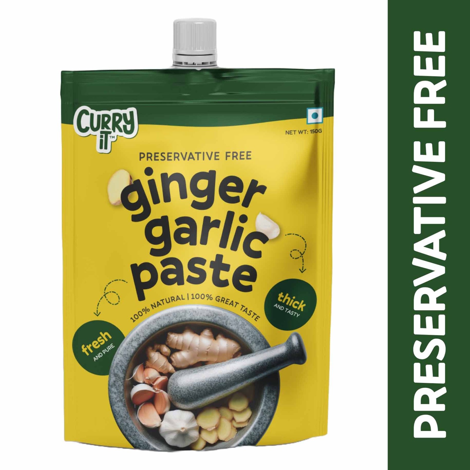 Curryit Ginger Garlic Paste (Preservative Free)