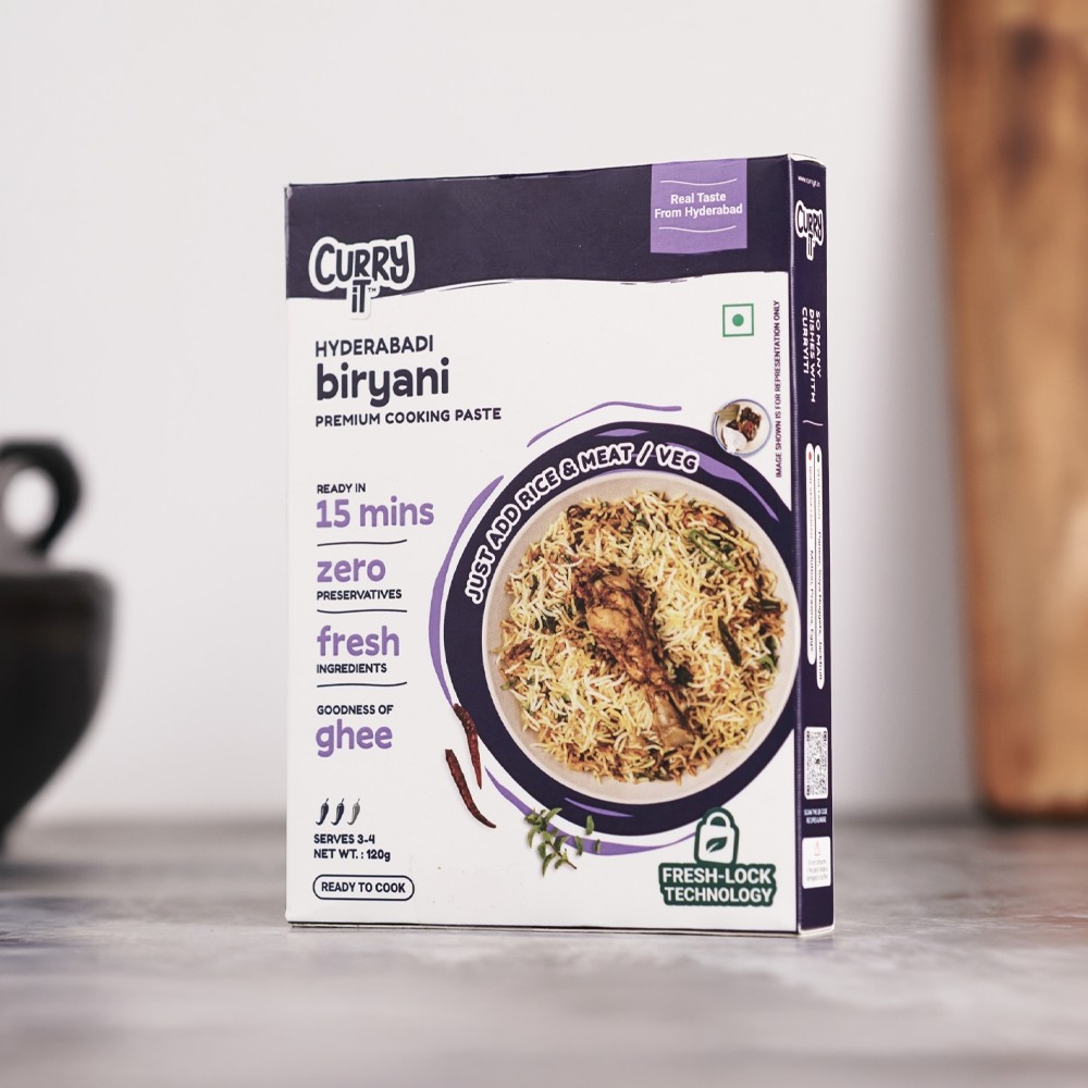 CURRYiT Hyderabadi Biryani Masala Cooking Paste