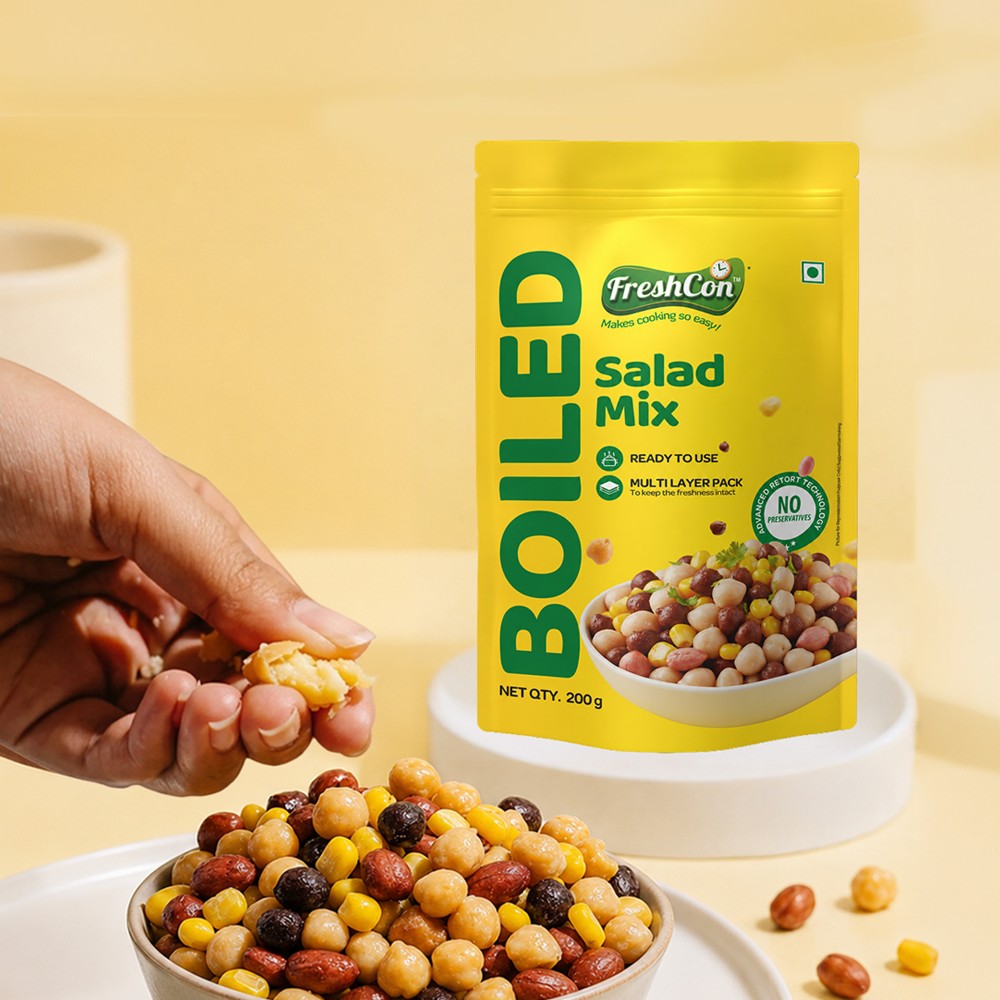 Freshcon Boiled Salad Mix Dal- Ready to Eat