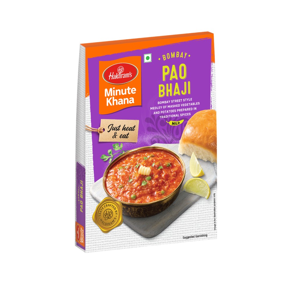 Haldiram's Minute Khana Pao Bhaji Ready to Eat