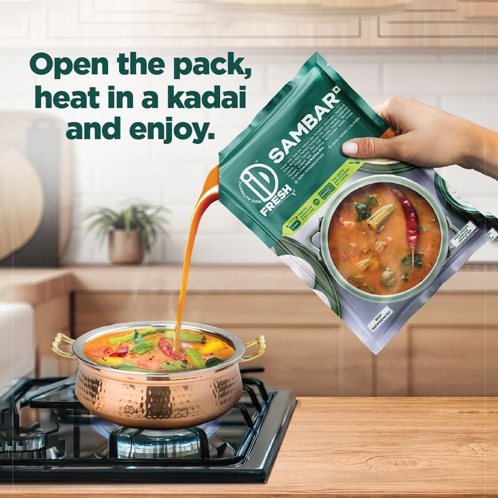 iD Fresh Liquid Sambar (Heat & Eat)