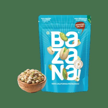 Bazana Roasted and Salted 100% California Pistachios