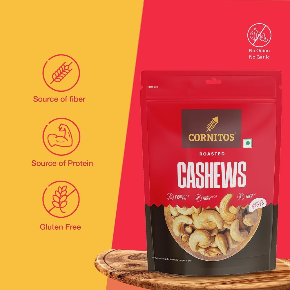 Cornitos Roasted Salted Cashew (Lightly Salted)