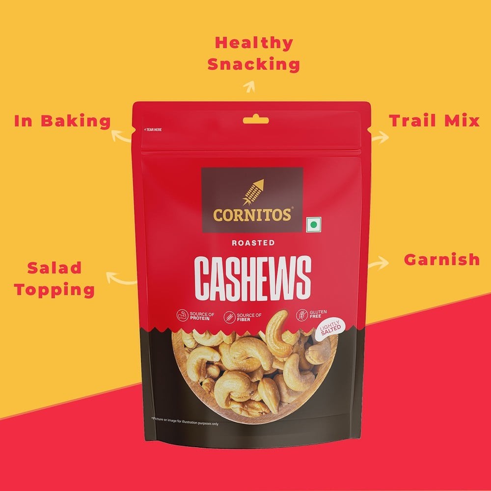 Cornitos Roasted Salted Cashew (Lightly Salted)