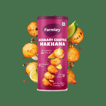 Farmley Achaari Flavoured Makhana Roasted In Olive Oil