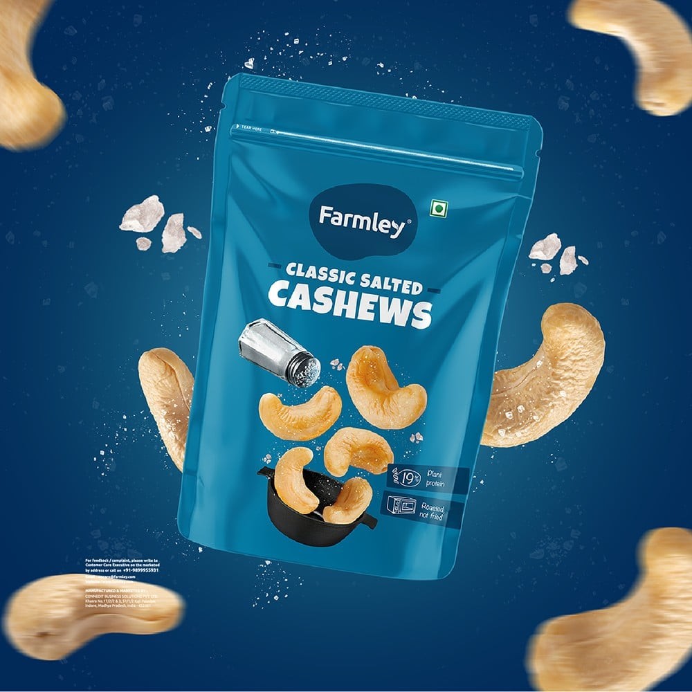 Farmley Classic Salted & Flavoured Cashew Roasted