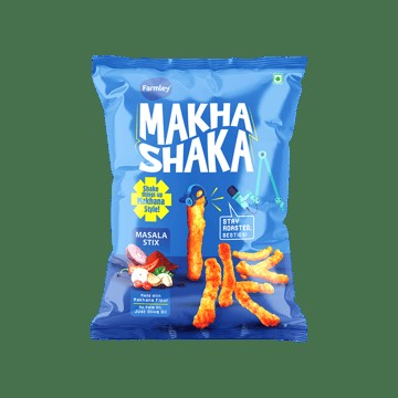 Farmley Makha Shaka Crisps - Masala Stix Healthy Snacks