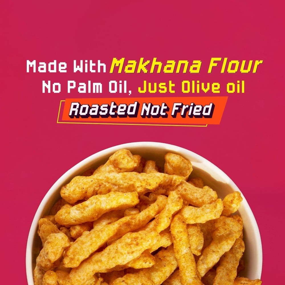 Farmley Makha Shaka Crisps - Masala Stix Healthy Snacks