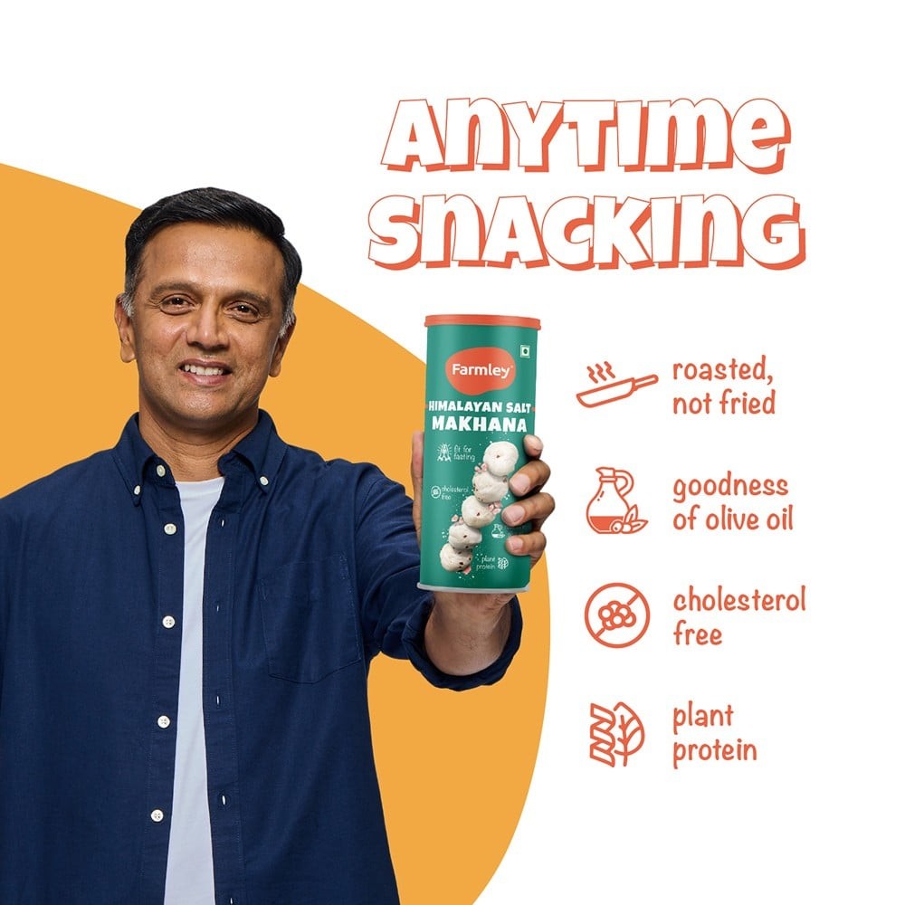 Farmley Roasted & Himalayan Salted (Sendha Namak) Flavoured Makhana Roasted In Olive Oil