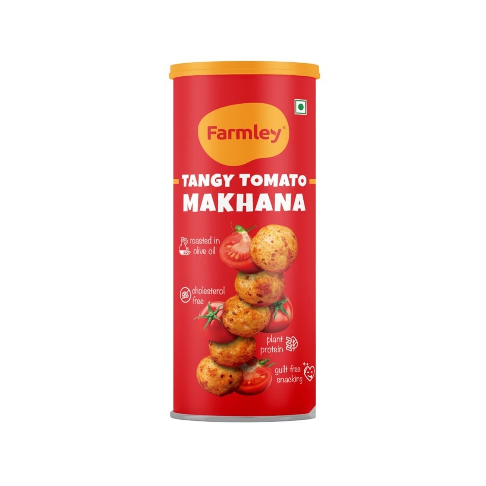 Farmley Tangy Tomato Flavoured Makhana Roasted In Olive Oil
