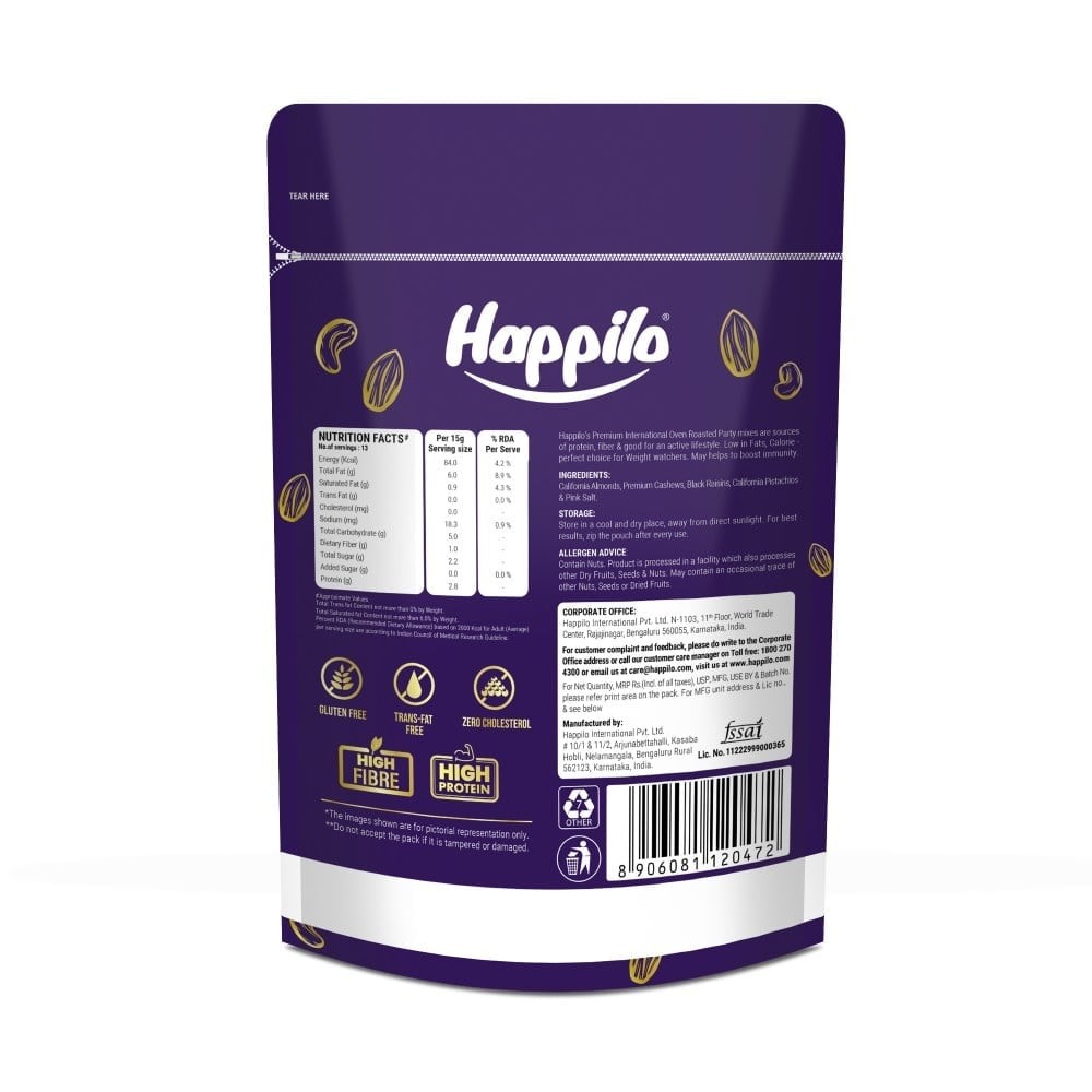 Happilo Premium Roasted Party Mix Nuts