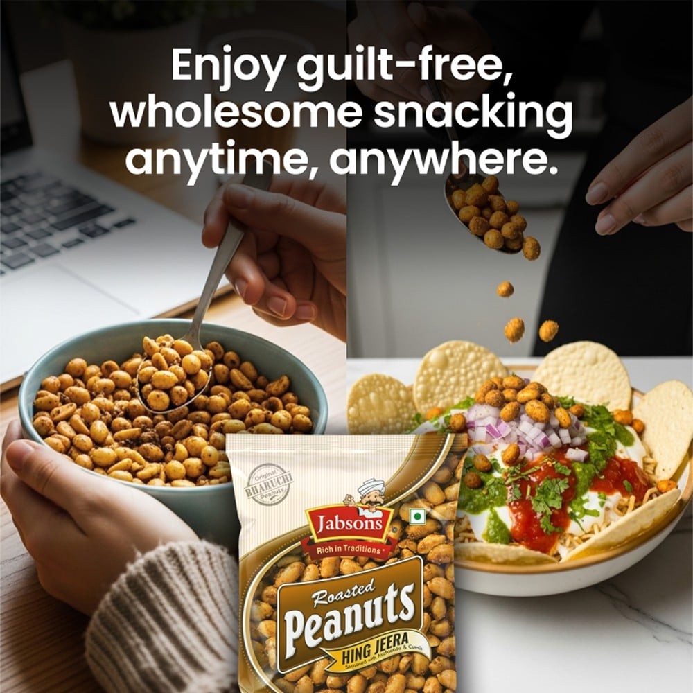 Jabsons Roasted Peanuts Hing Jeera
