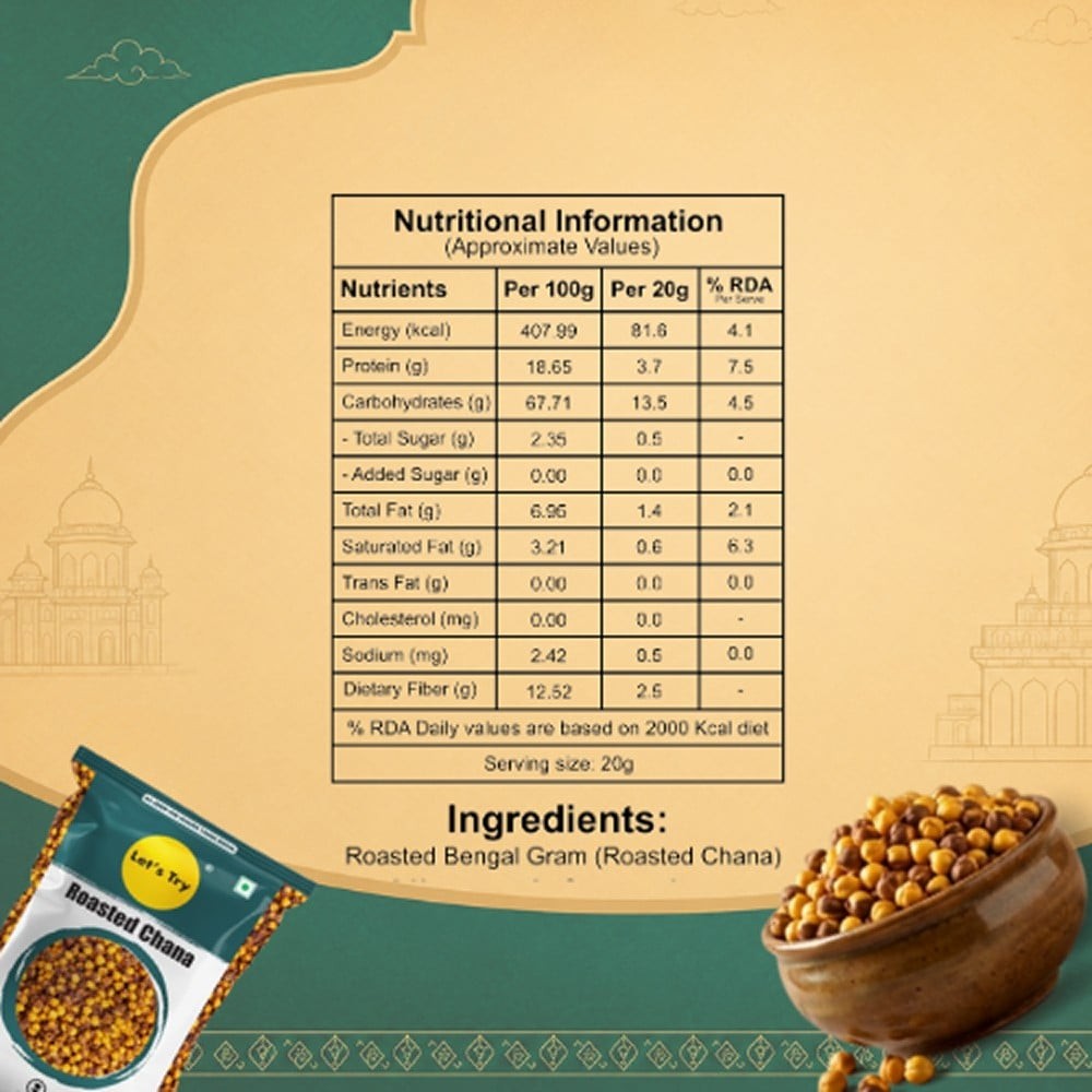 Let's Try Roasted Bhuna Chana
