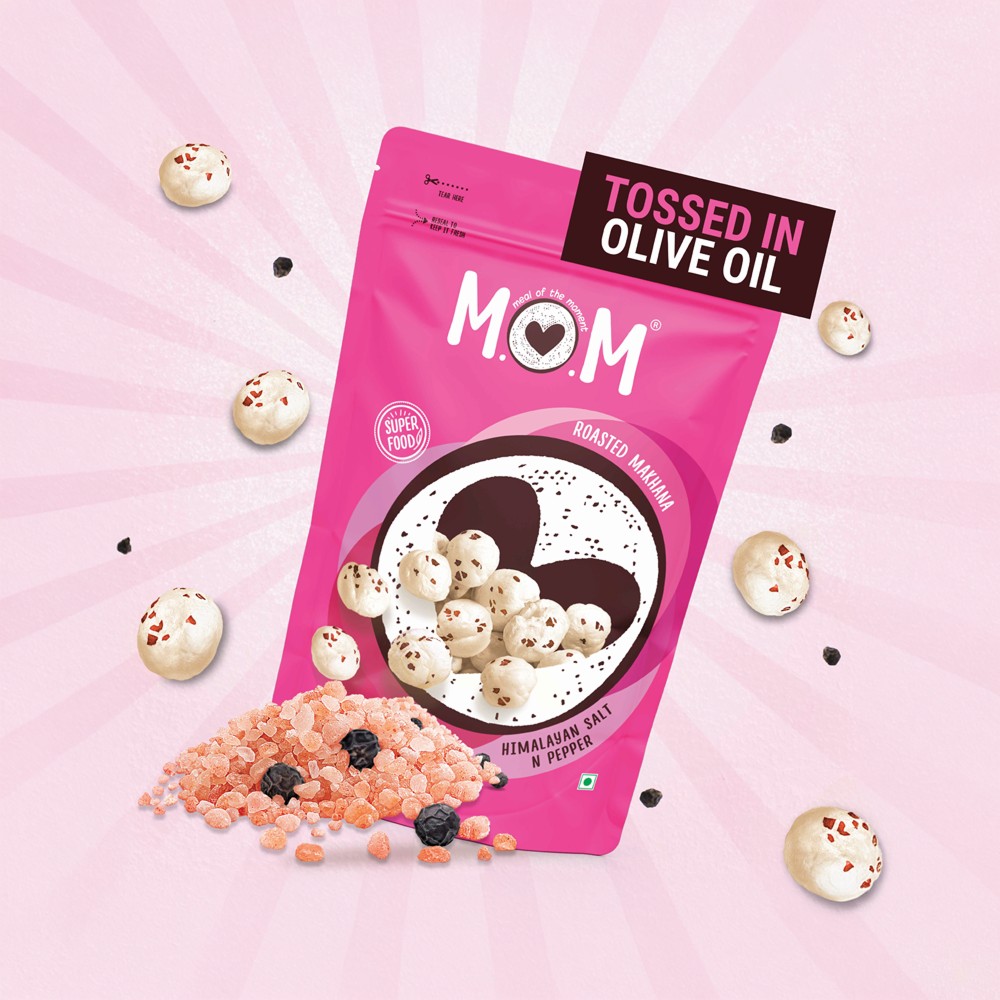 MOM Himalayan Salt & Pepper Roasted Flavoured Makhana