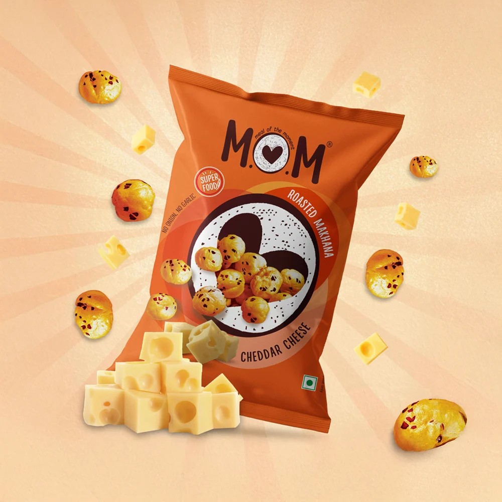 MOM Roasted Flavoured Makhana Cheddar Cheese