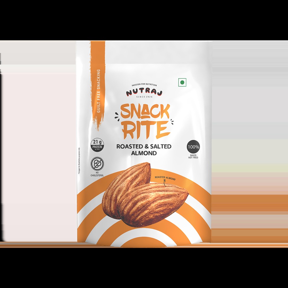 Nutraj Snack Rite Roasted & Salted Flavoured Almonds