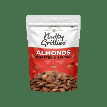 Nutty Gritties Lightly Salted Jumbo Roasted Flavoured Almonds