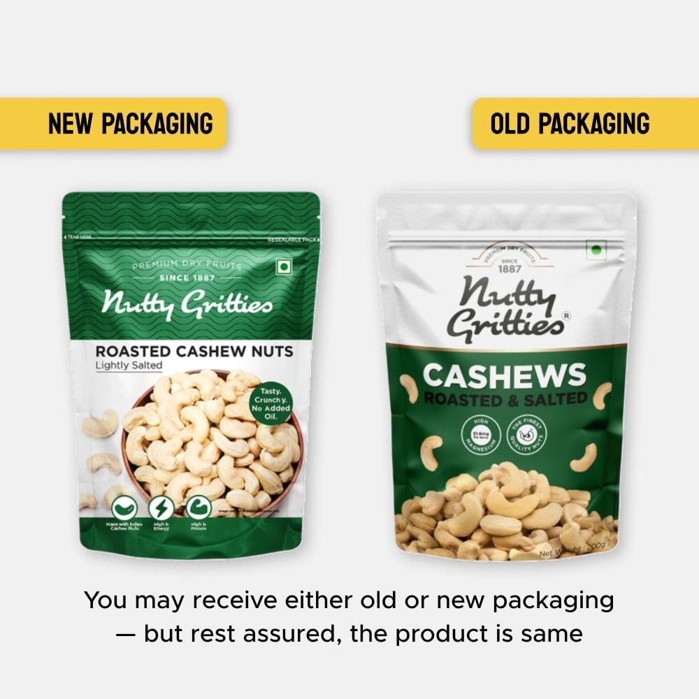 Nutty Gritties Lightly Salted & Roasted Jumbo Flavoured Cashew