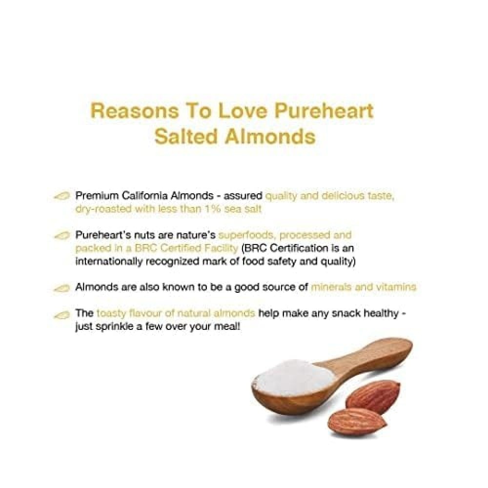 Pureheart Nutreat Dry Roasted Salted Almonds