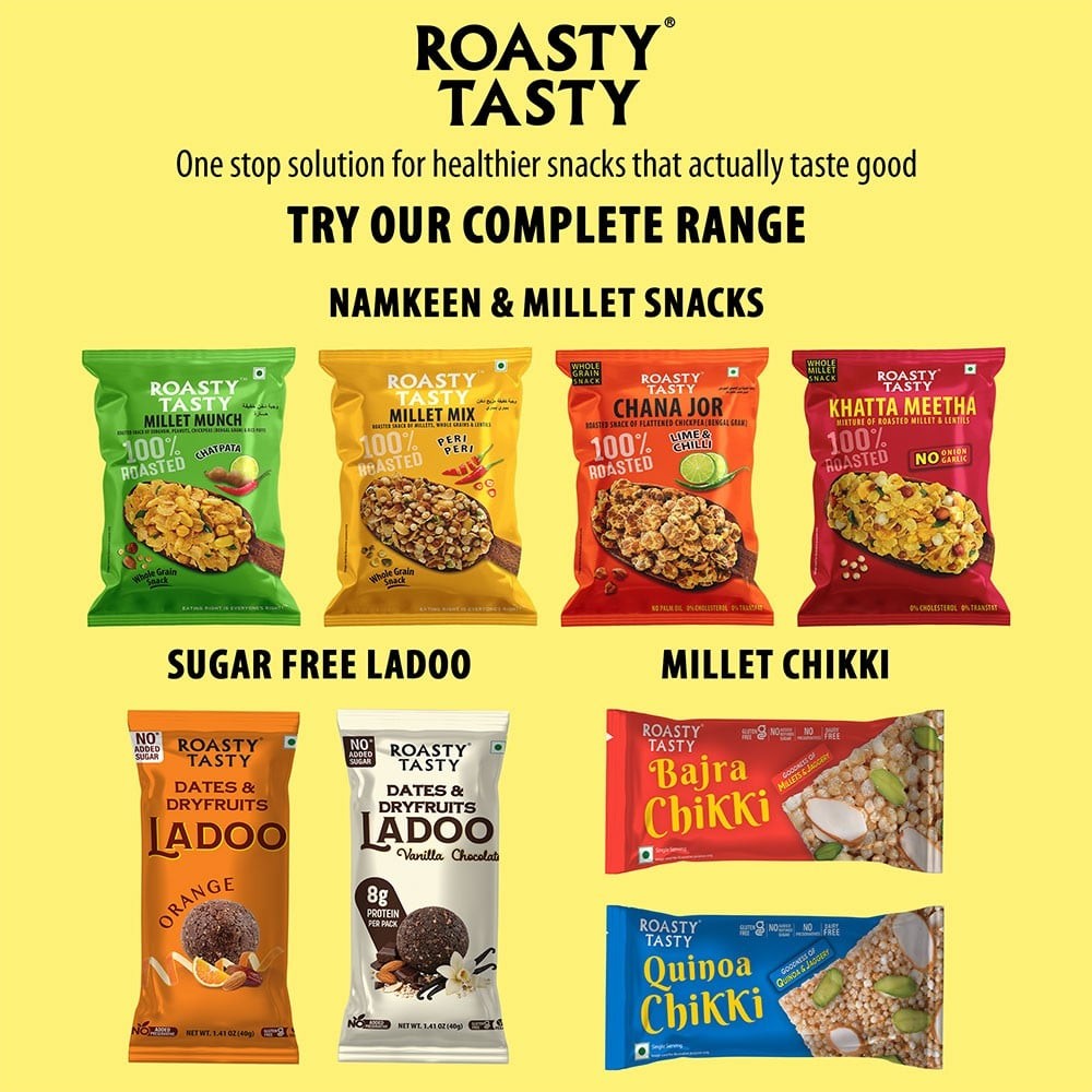 Roasty Tasty Khatta Meetha Roasted Millet Namkeen