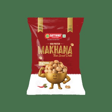Sattviko High Protein Sweet Chilli Roasted Flavoured Makhana