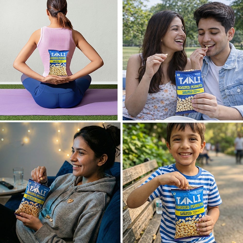Taali Salted Peanuts, Roasted Premium Bharuchi Nut