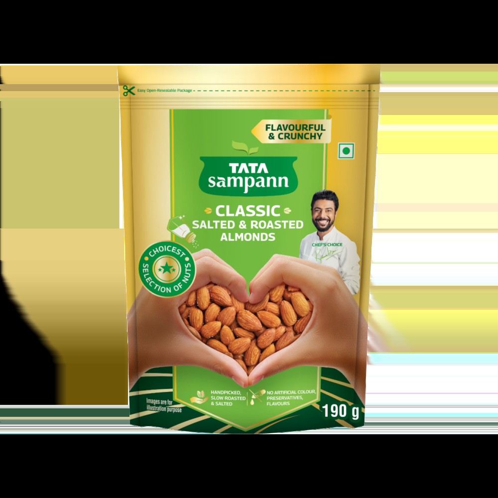 Tata Sampann Classic Salted & Roasted Flavoured Almonds