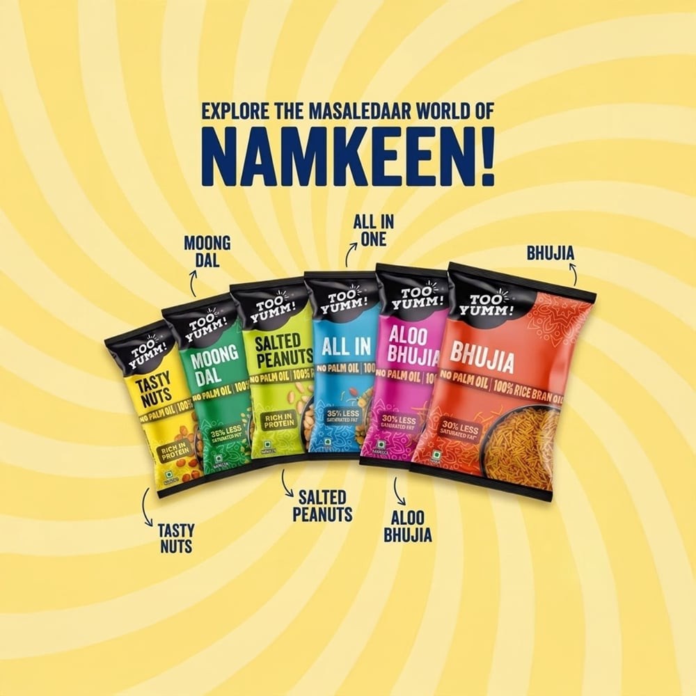 Too Yumm Moong Dal Namkeen Snacks