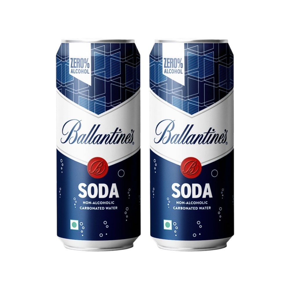 Ballantines Non-Alcoholic Carbonated, Soda Water