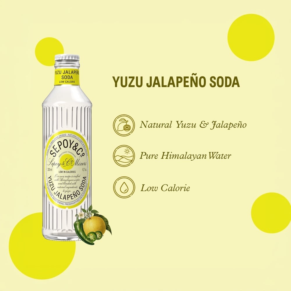 Sepoy & Co. Yuzu Jalapeno Soda