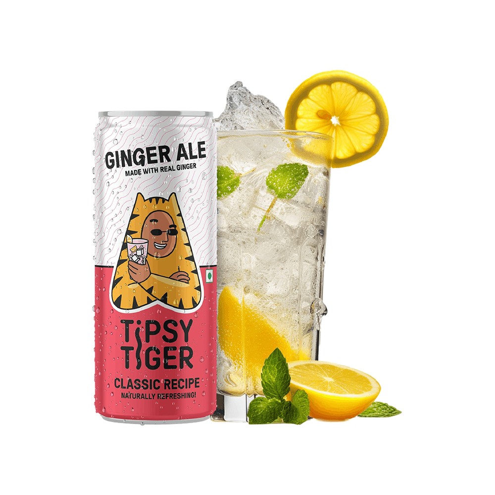 Tipsy Tiger Ginger Ale (Real Ginger)