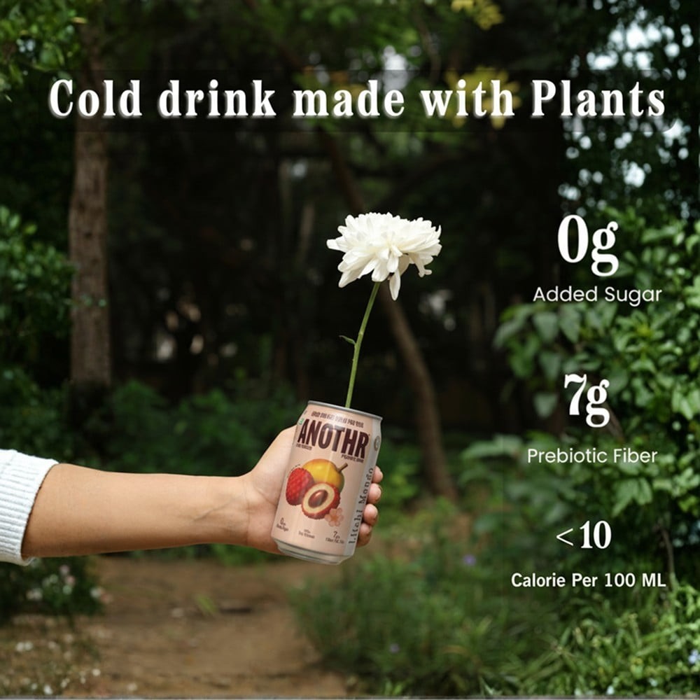 Anothr Plant Based Prebiotic Soda (Litchi Mango)