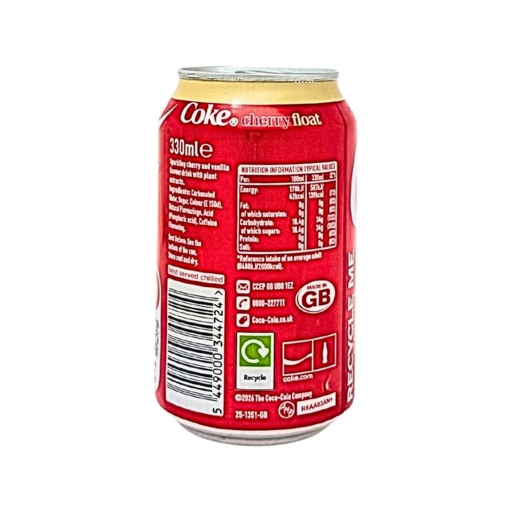 Coca-Cola Cherry Float Cola Soft Drink