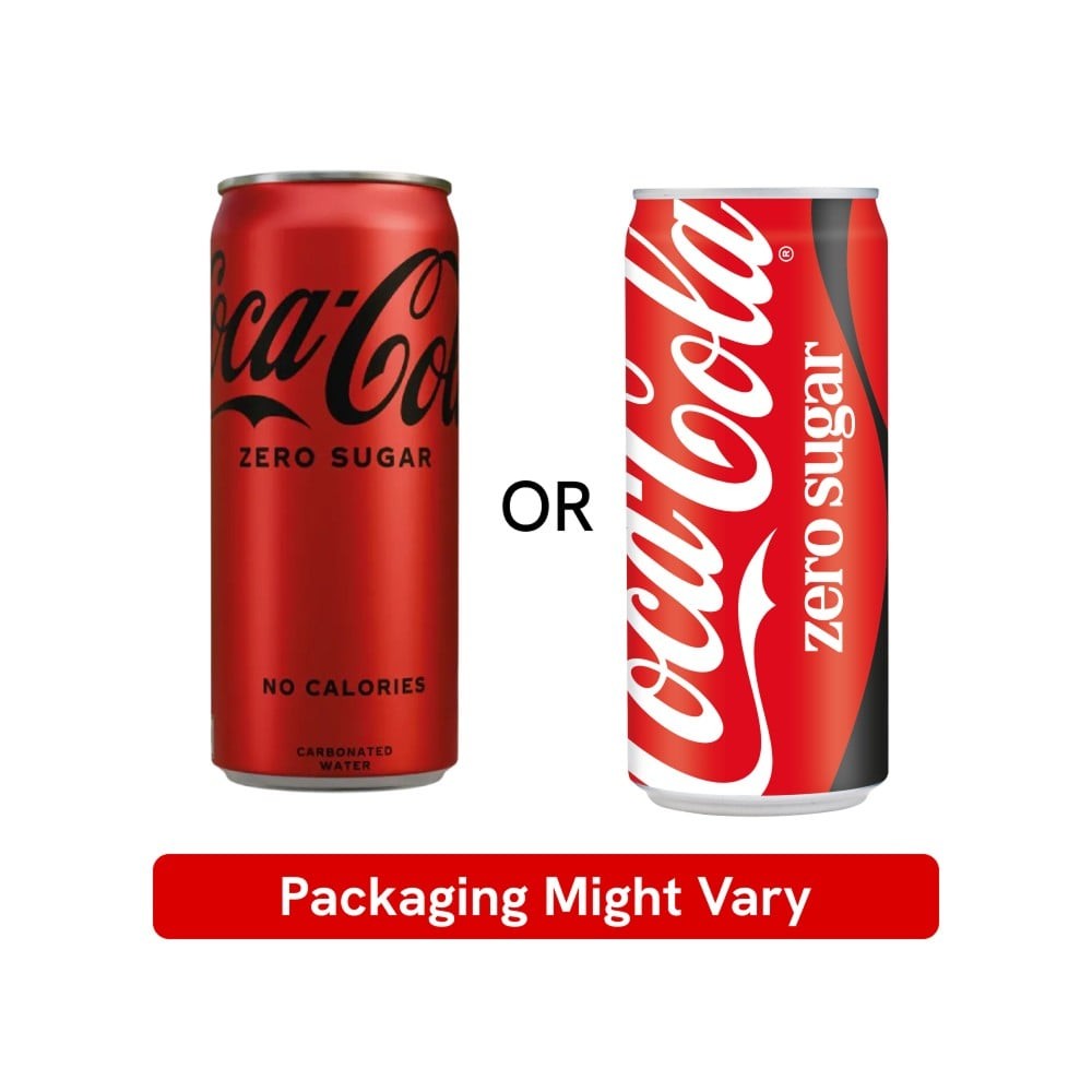 Coca-Cola Zero Sugar Soft Drink - Pack of 4