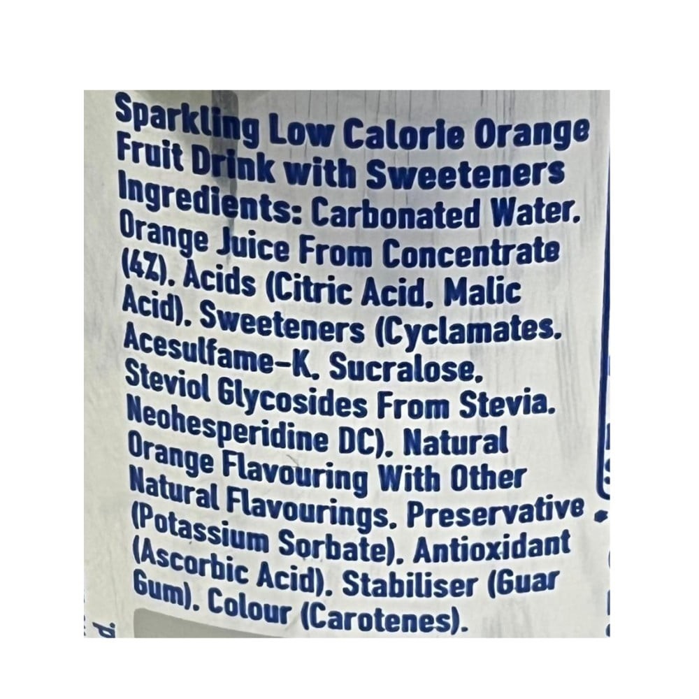 Fanta Orange Soft Drink (Zero Sugar)
