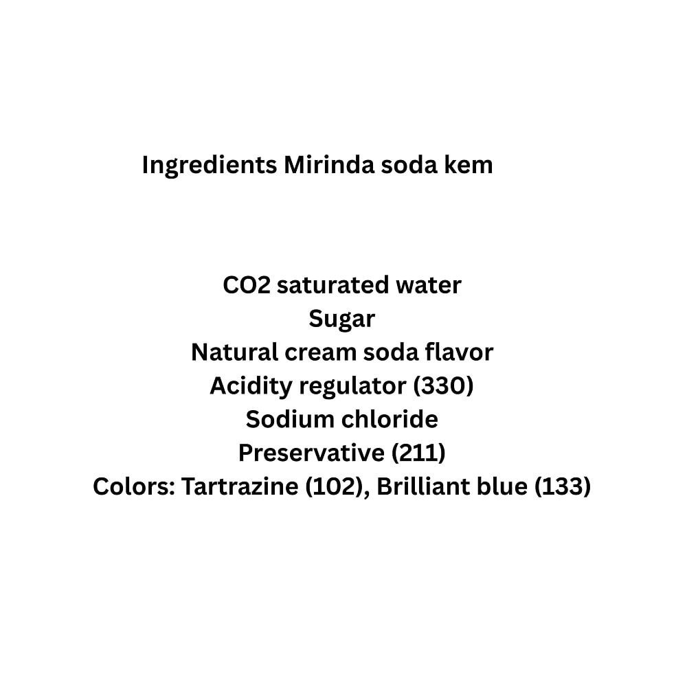 Mirinda Soda Kem Soft Drink