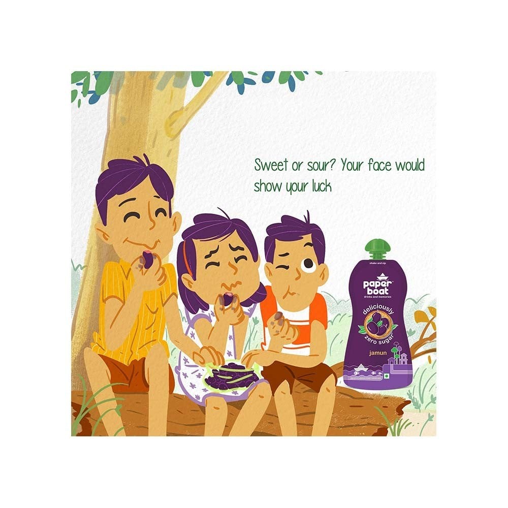 Paper Boat Jamun, Fruit Juice (Zero Added Sugar, Low Calorie)