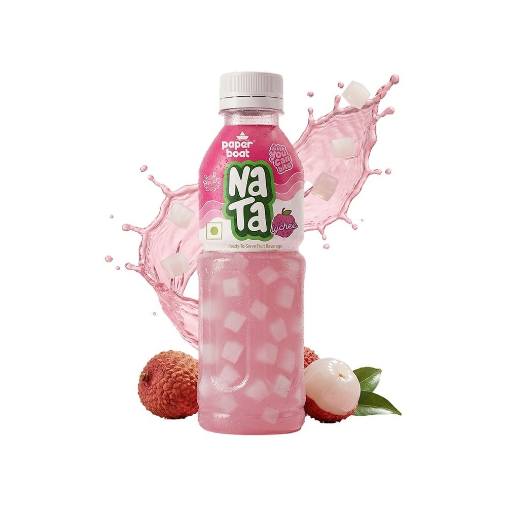 Paper Boat Nata De Coco Lychee Juice