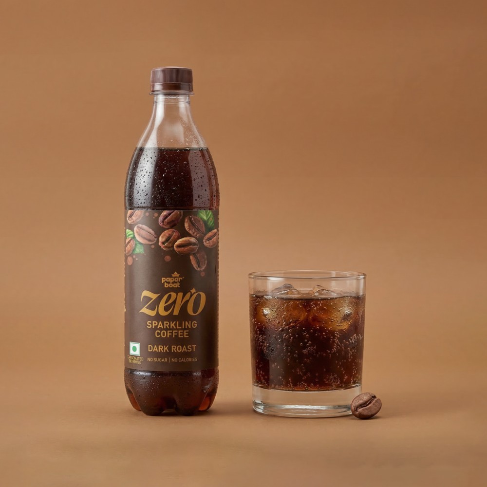 Paper Boat Zero Dark Roast Coffee Sparkling Drink (Sugar Free)