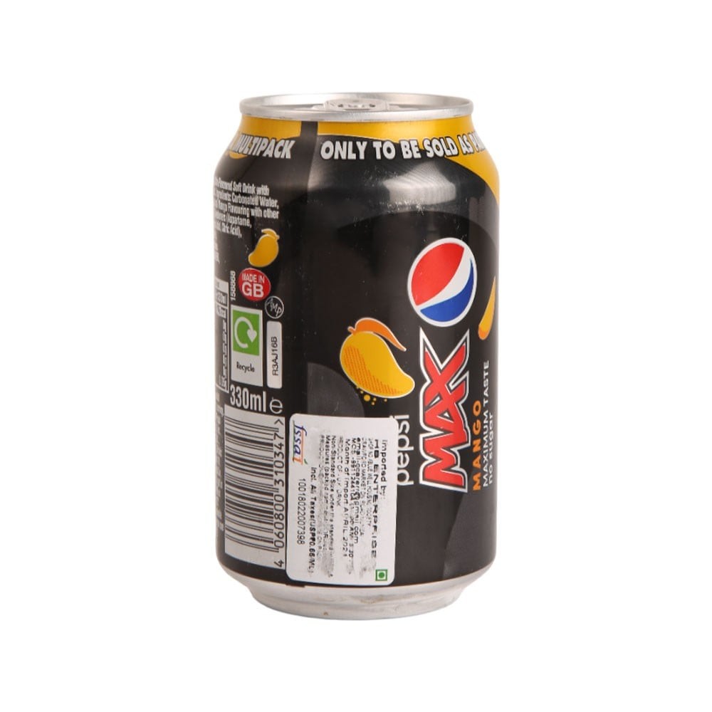 Pepsi Max Mango No Sugar Soft Drink