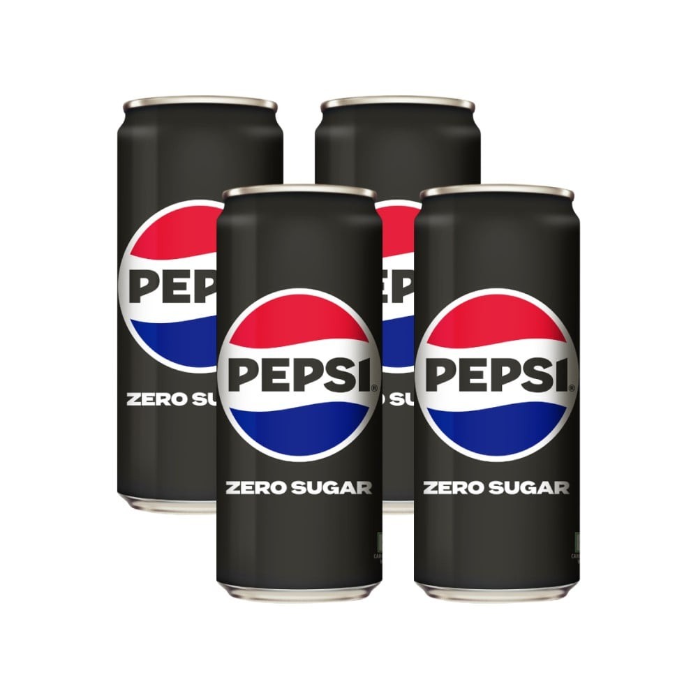 Pepsi Zero Sugar Soft Drink - Pack of 4