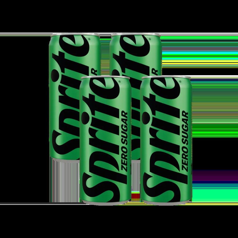Sprite Zero Soft Drink - Pack of 4